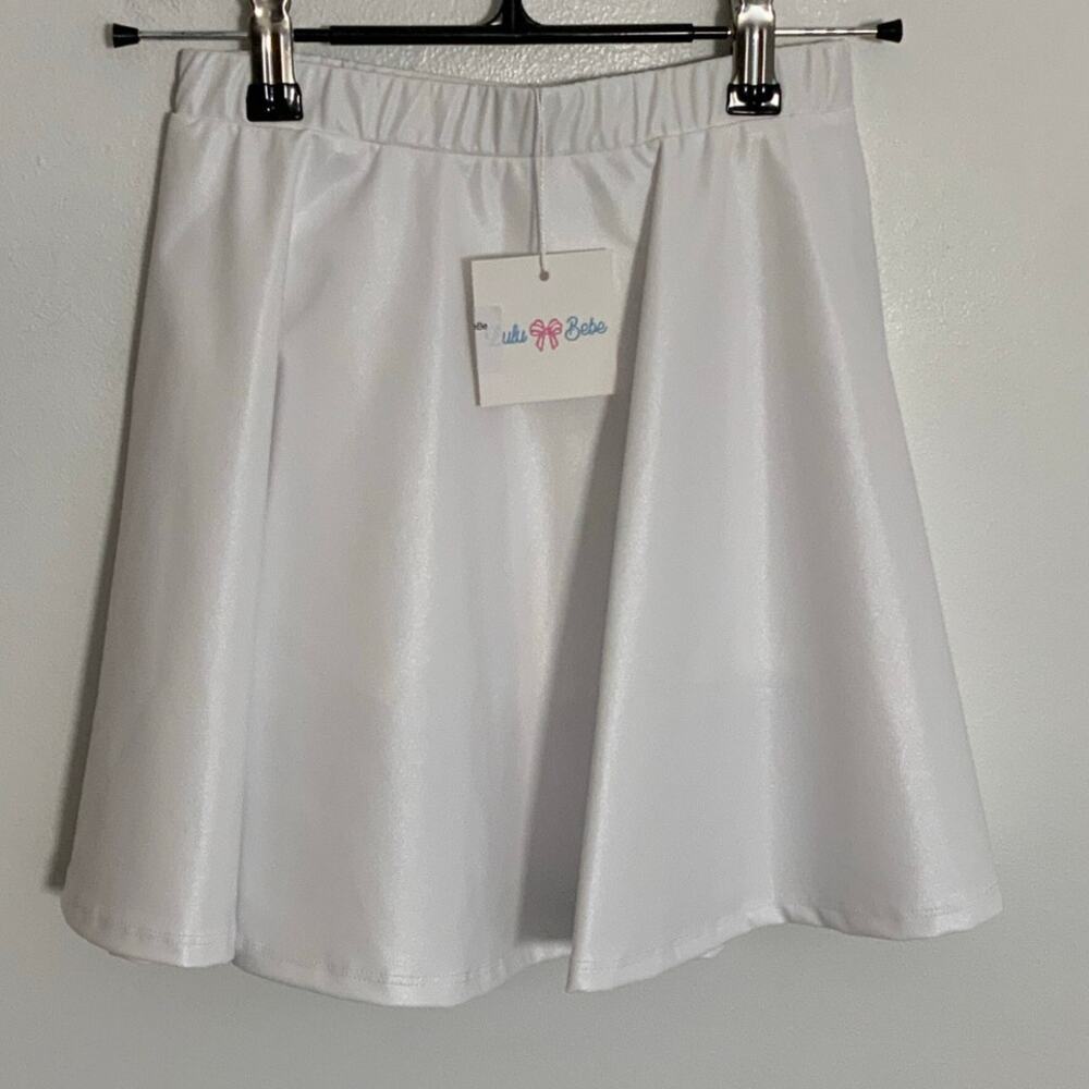 Lulu‎ BeBe Zoe Metallic Skirt NWT size 10